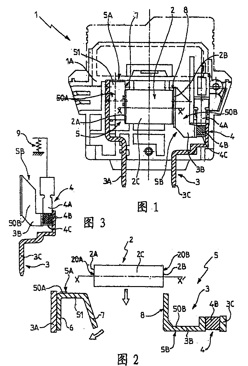 Device for providing voltage surge protection through clamping