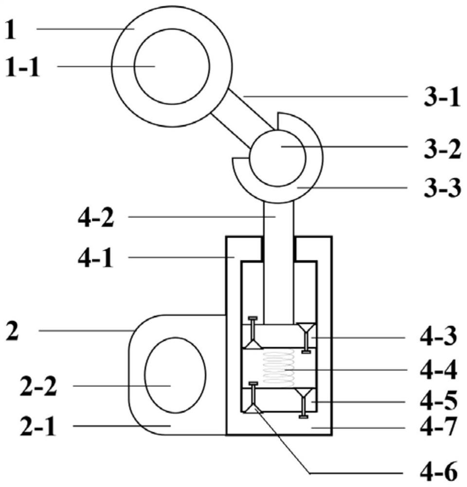 Single-side and double-side spine and lumbar vertebra damping zygopophysis prosthesis