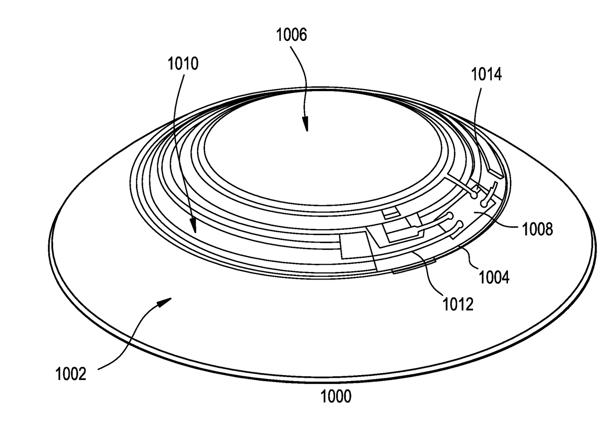 High-voltage H-bridge control circuit for a lens driver of an electronic ophthalmic lens