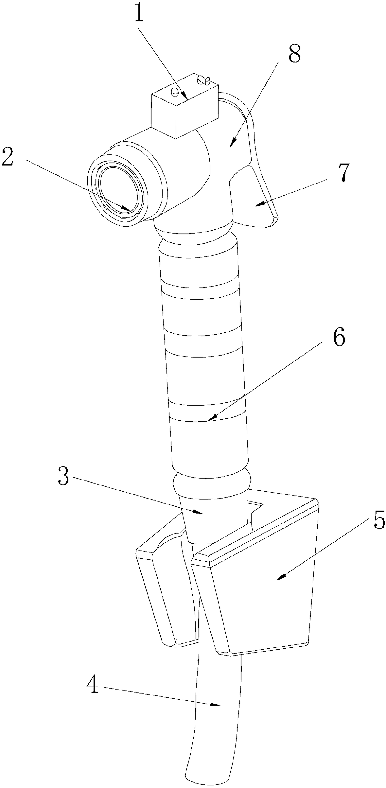 Cleaning device for bathroom