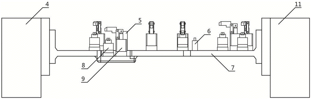 Four-axis linkage machining mechanism of numerical-control machining center and operating method of four-axis linkage machining mechanism