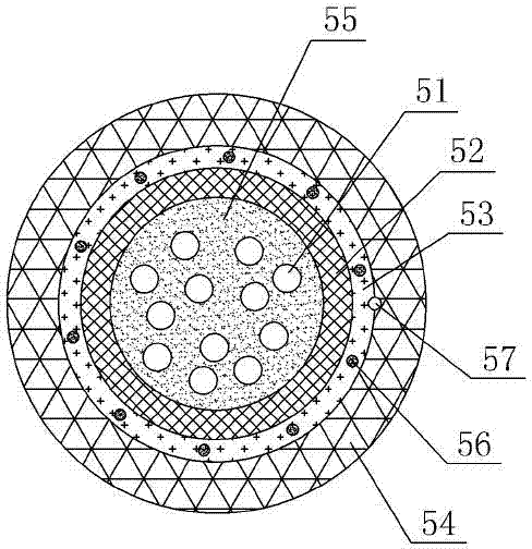 Carbon fiber reinforced aluminum alloy conductor cable