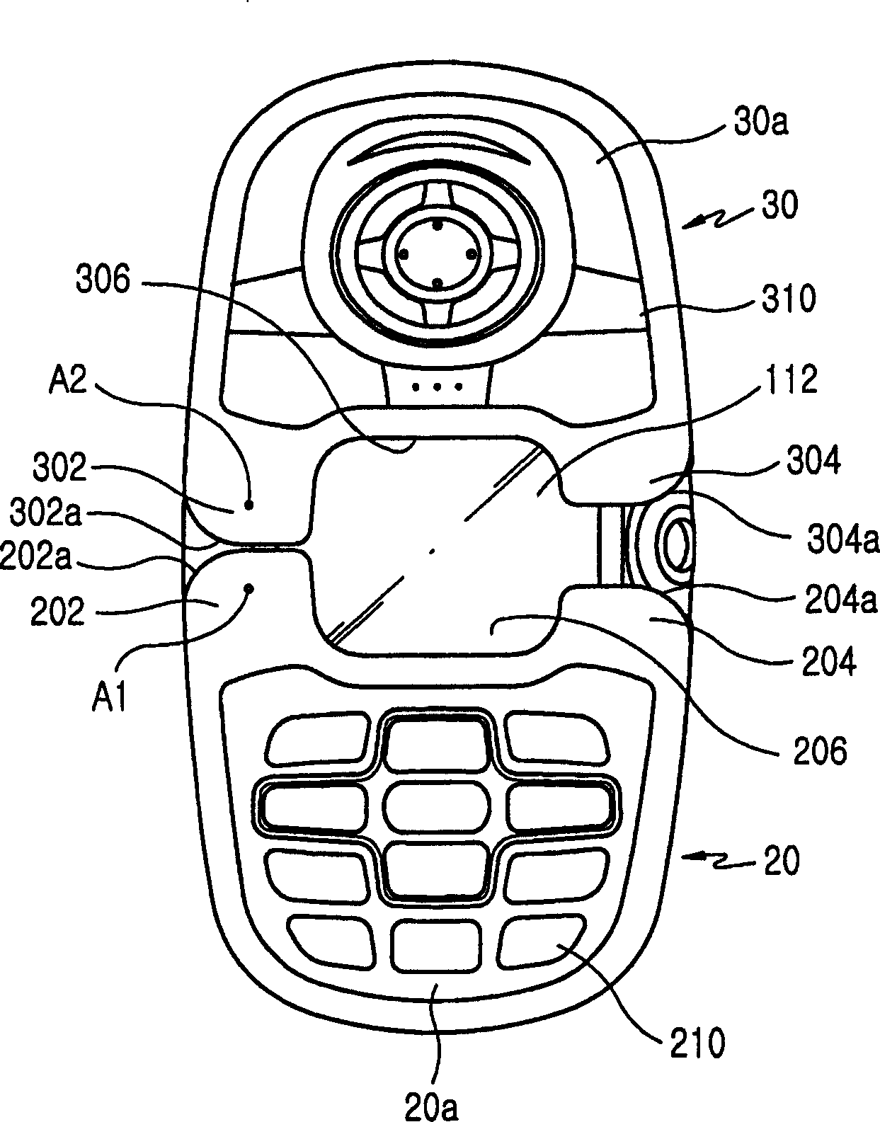 Portable swing-type communication device for games and hinge apparatus thereof