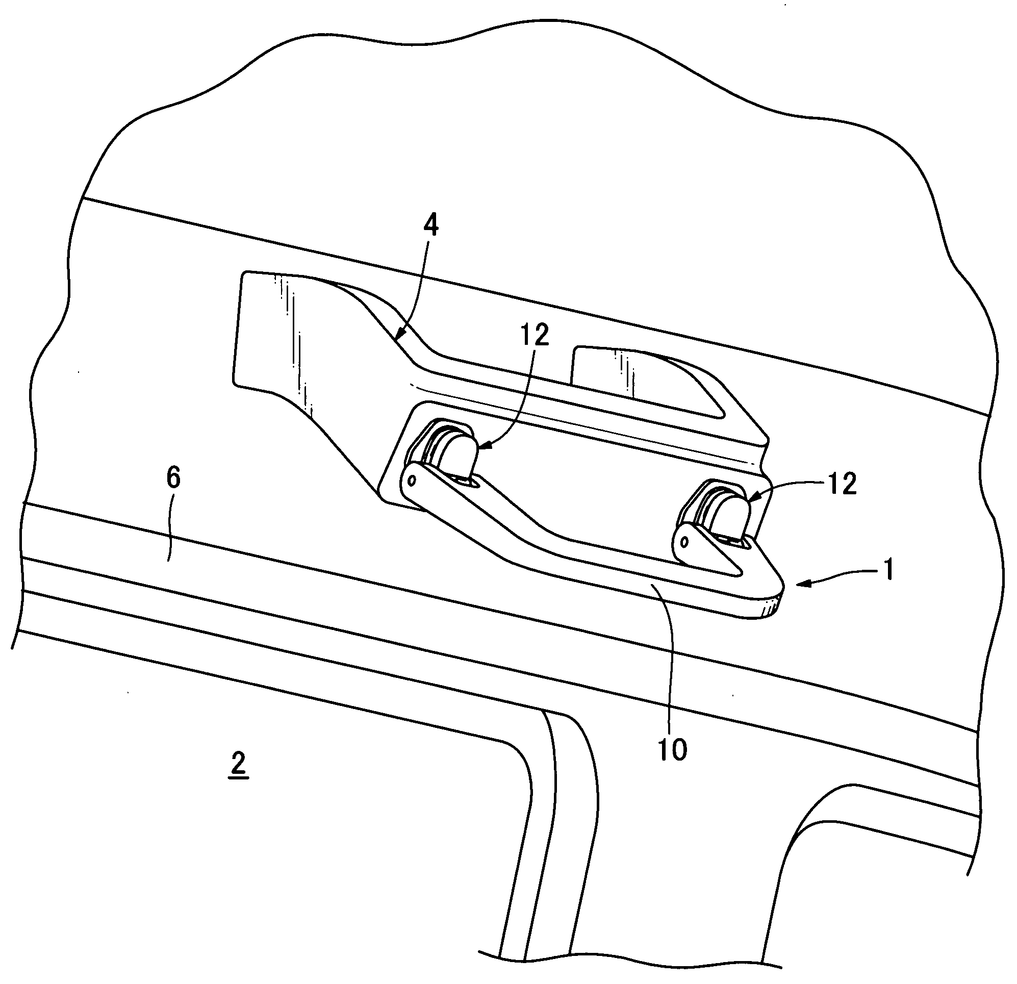 Vehicle interior member and method for removal thereof