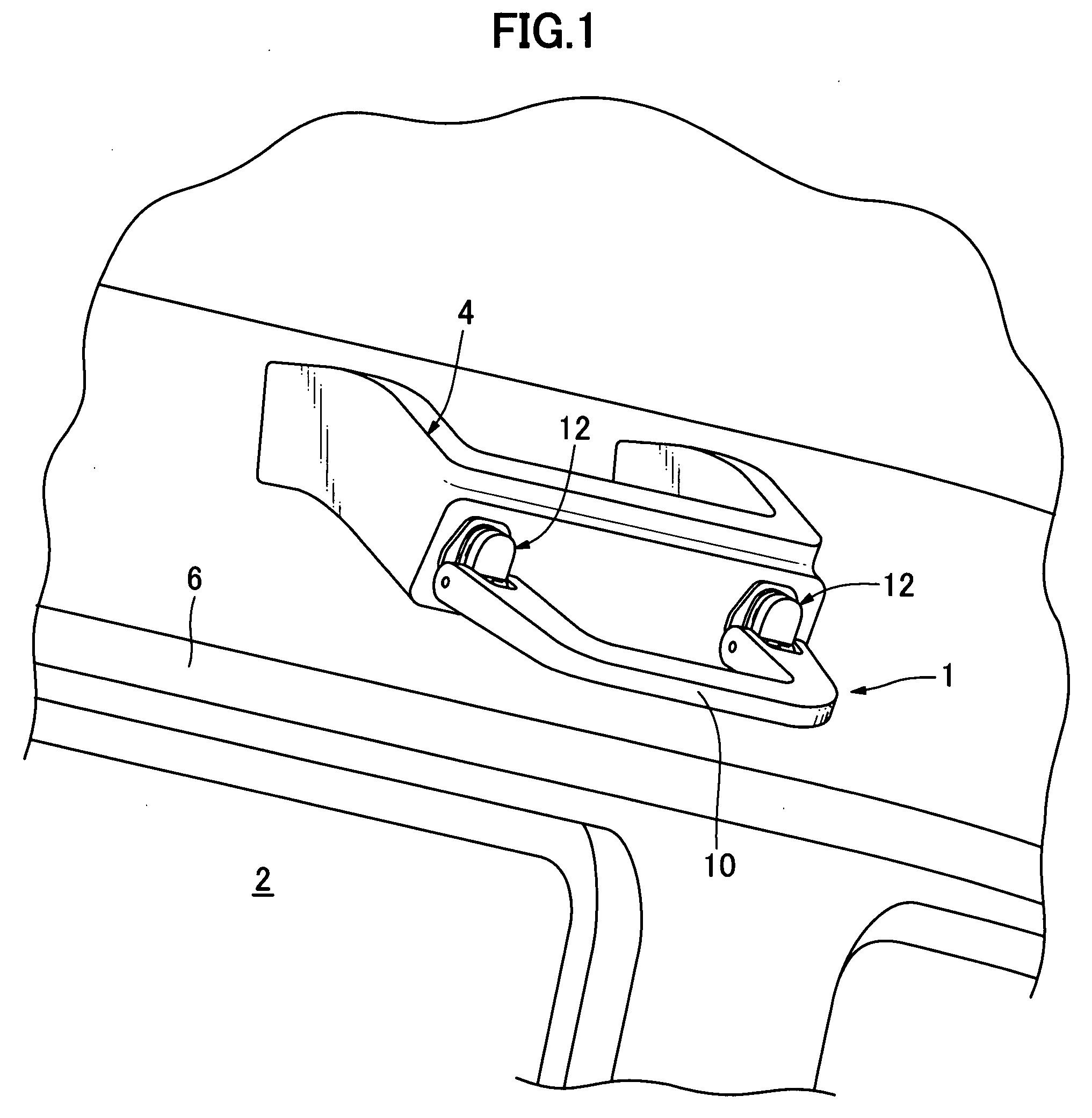 Vehicle interior member and method for removal thereof