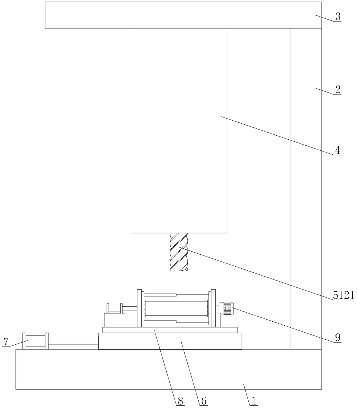 Ore processing milling device