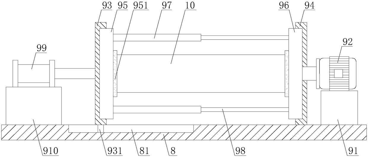 Ore processing milling device