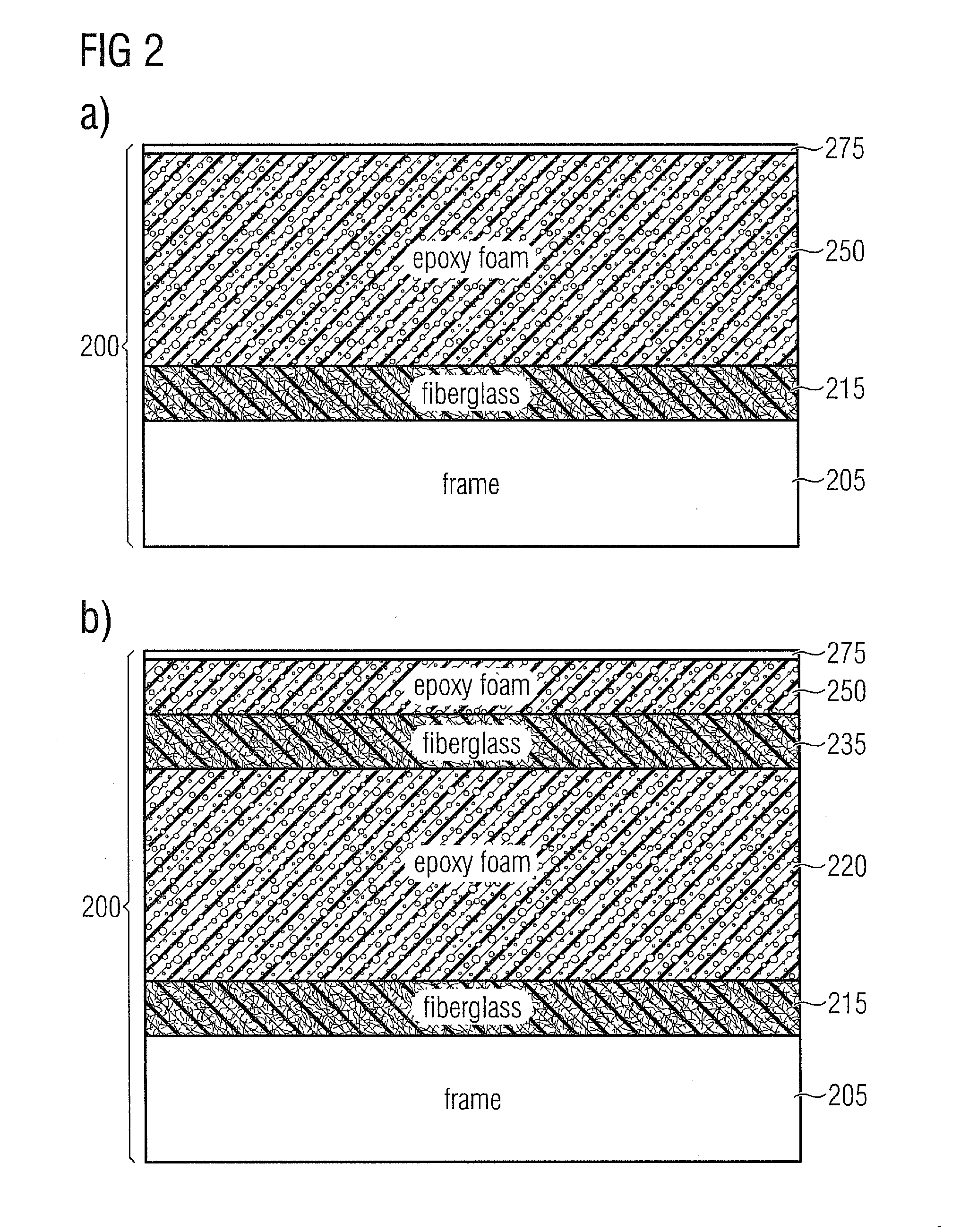 Negative mold comprising predefined foam blocks for casting a component and method for producing the negative mold