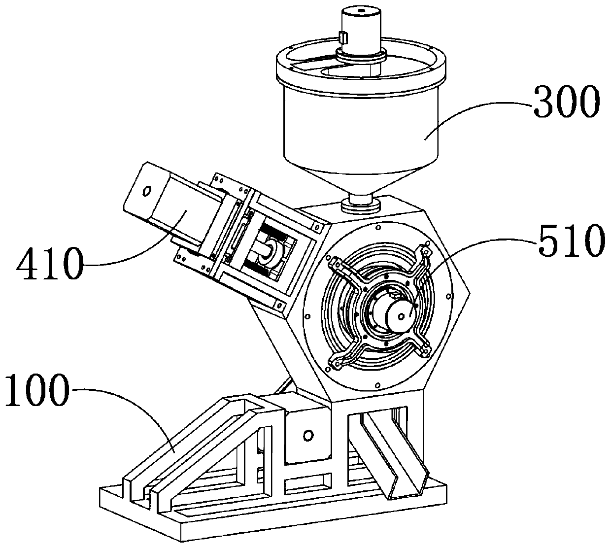 Multi-cylinder rotary oil pressing component for pressing rapeseeds to prepare rapeseed oil