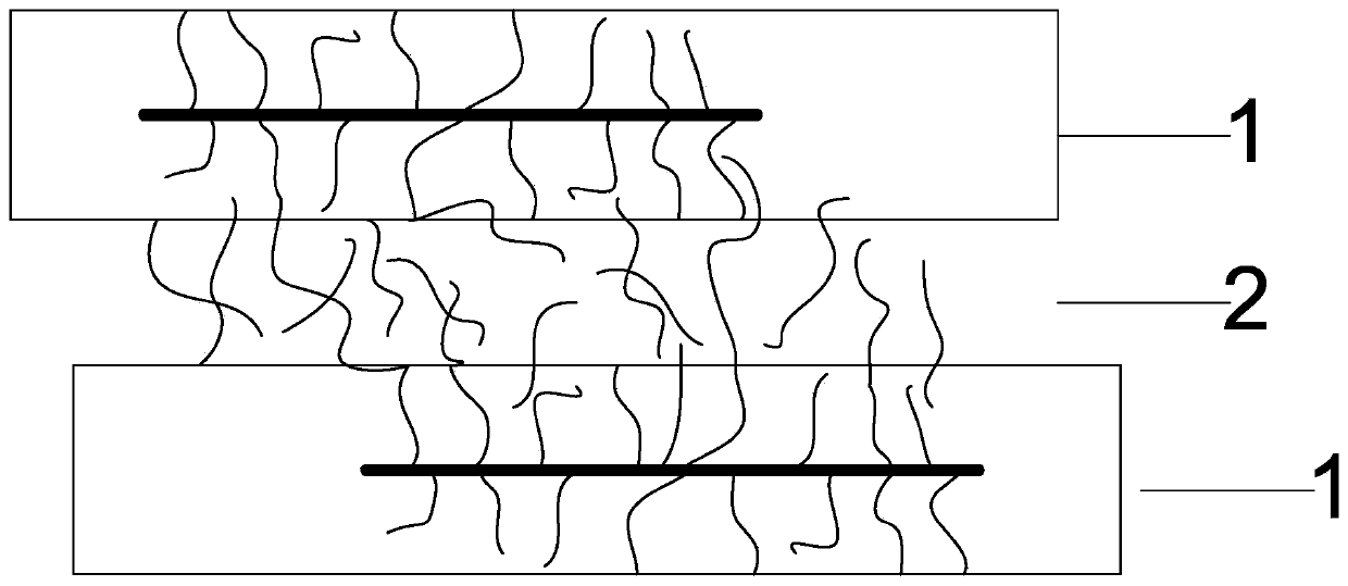 Long-acting antistatic composite chinlon fabric and preparation method thereof