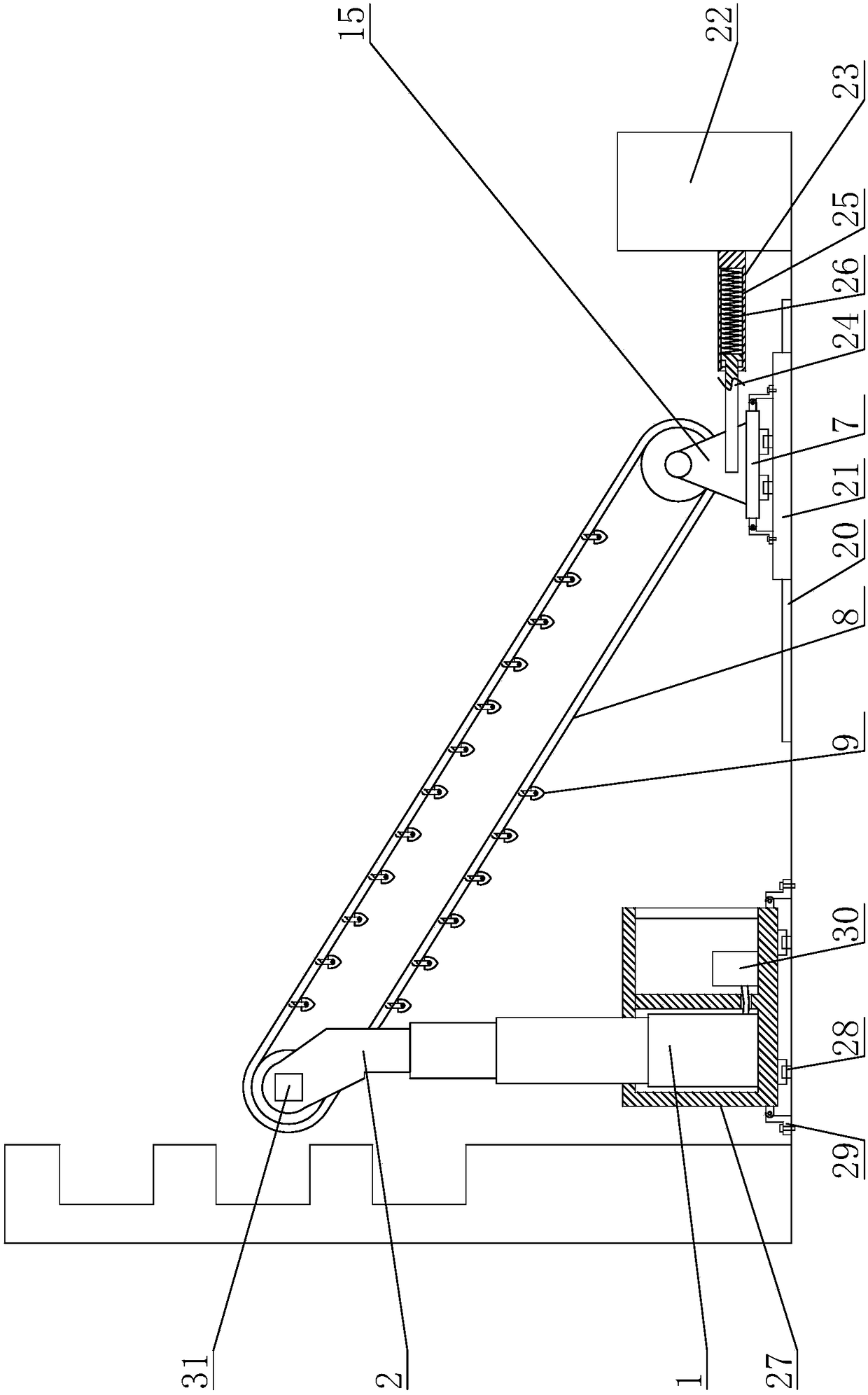 Material hoist for construction engineering