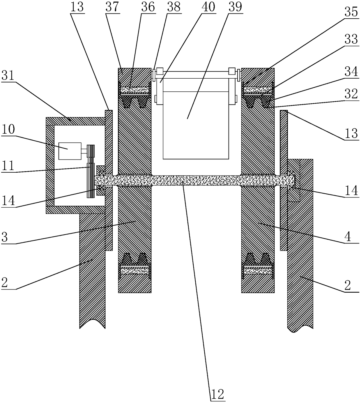 Material hoist for construction engineering