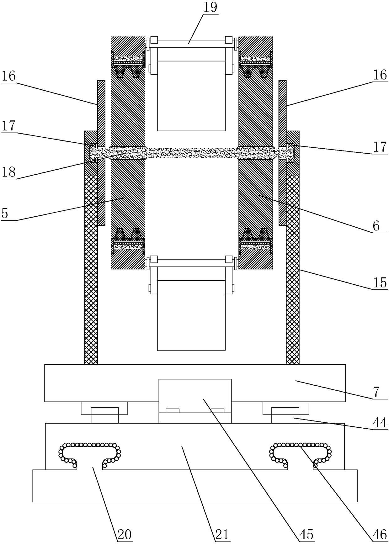 Material hoist for construction engineering