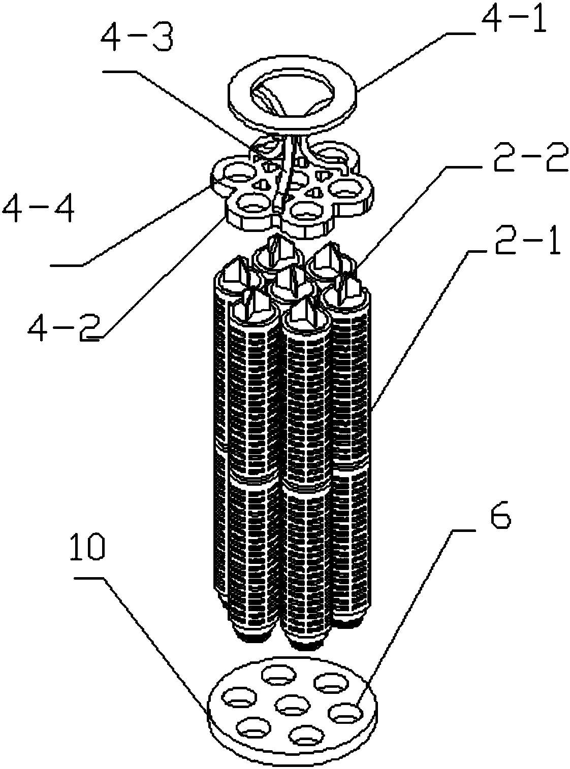 Container energy storage battery stack multi-core filter