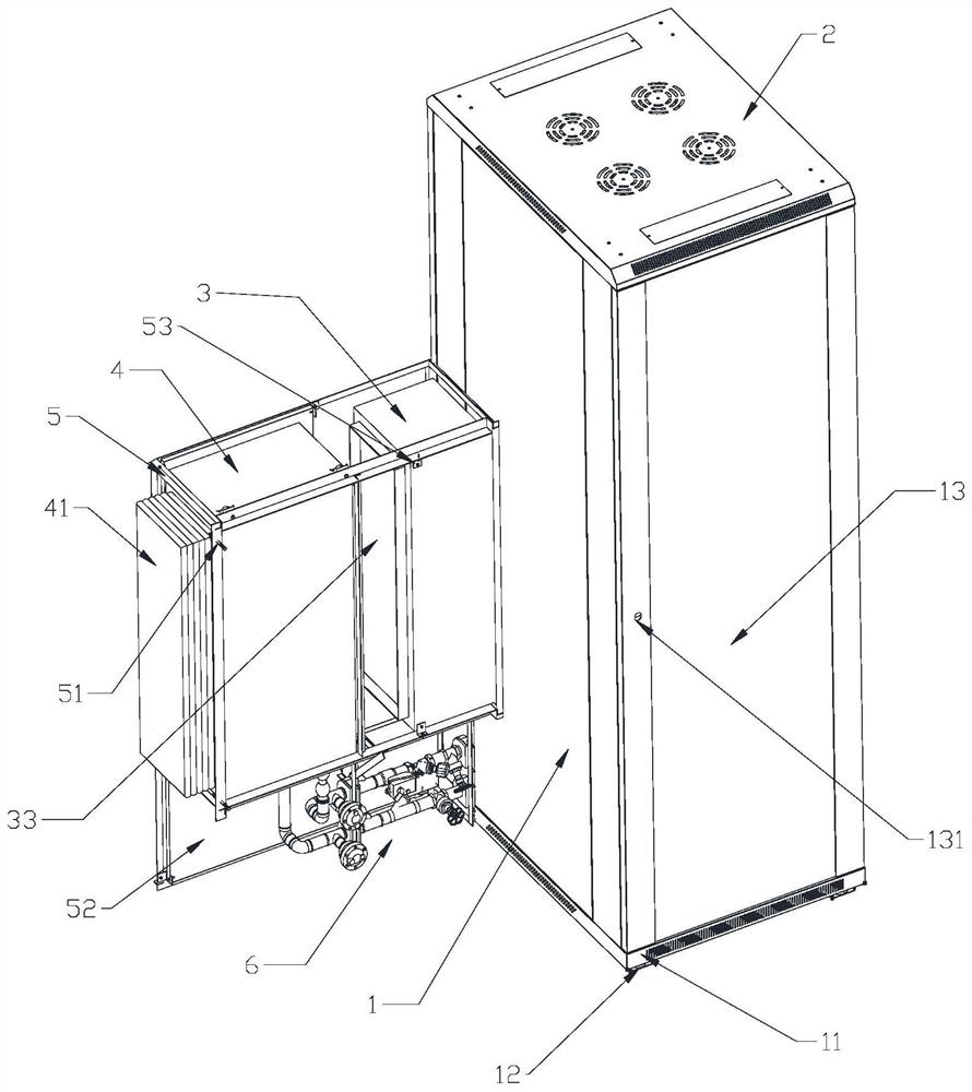 Dustproof heat dissipation server unit cabinet