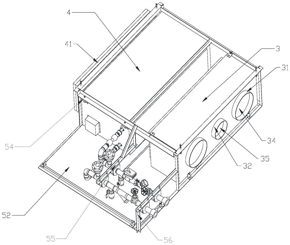 Dustproof heat dissipation server unit cabinet