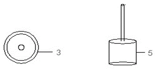 Grain direct shear test sample preparation device and sample preparation method