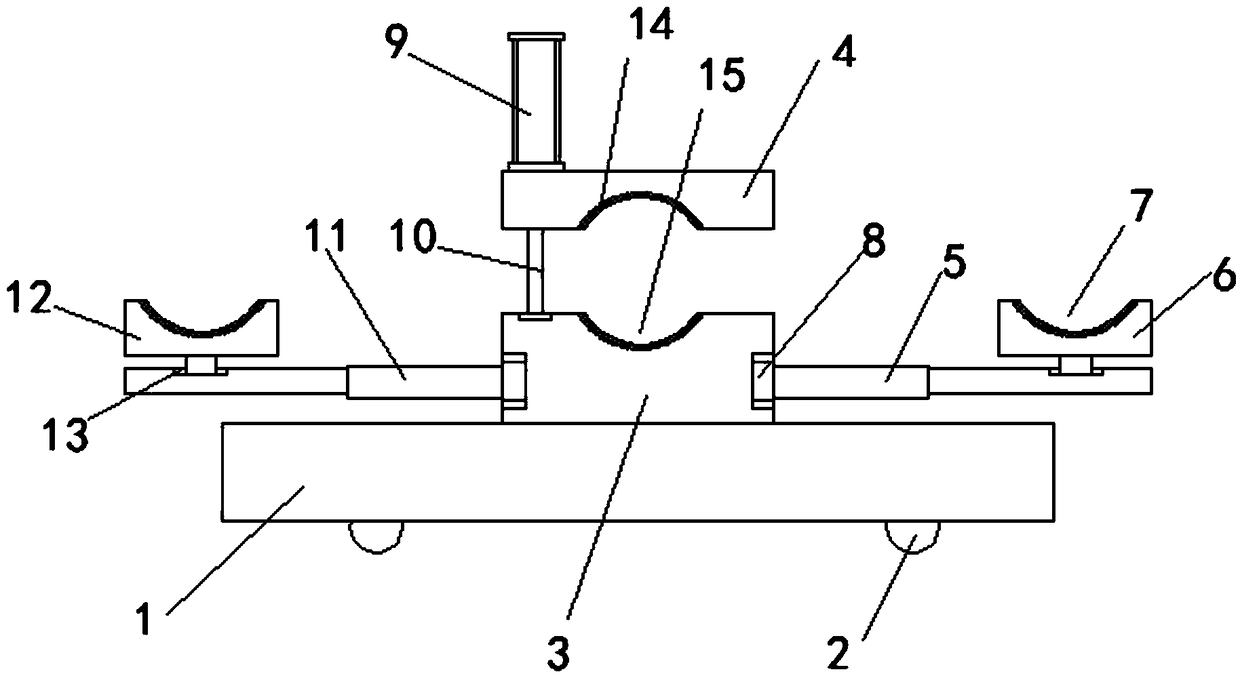 Fixture for vehicle exhaust pipe machining