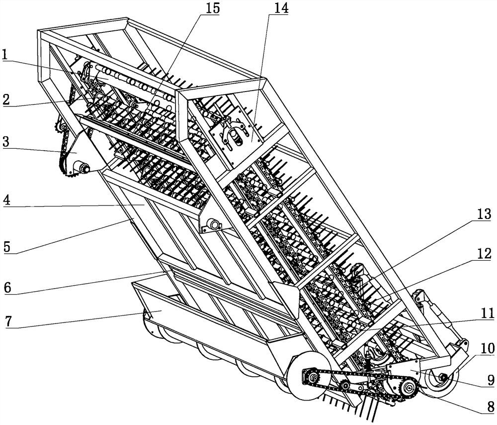 Residual film pickup device