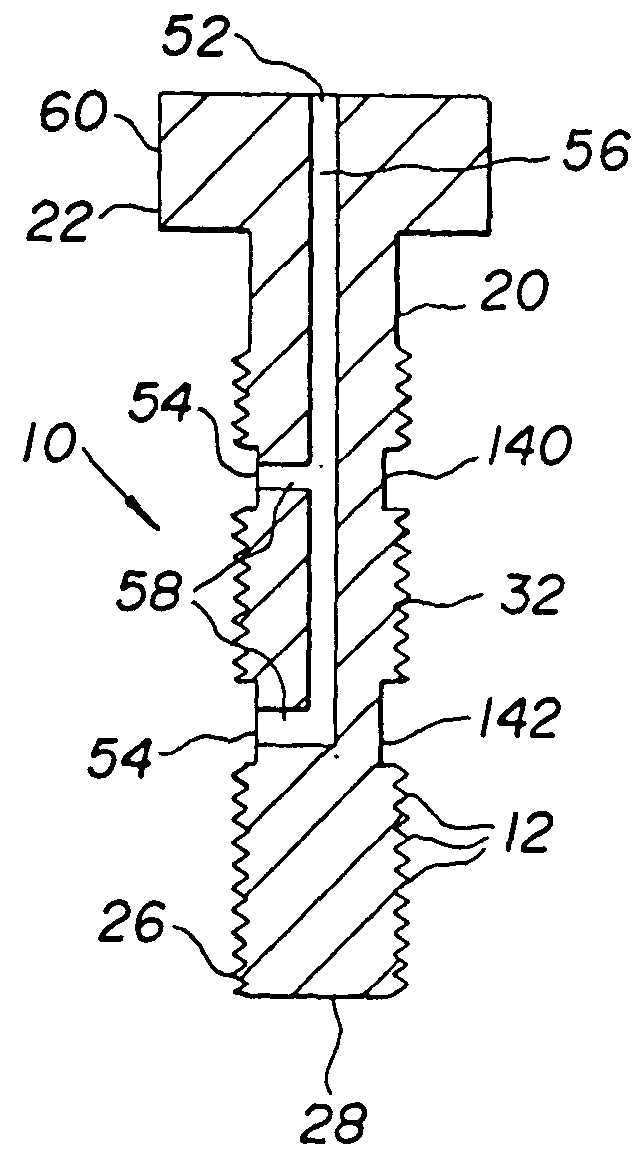 Sealable fastener with sealant delivery passageway to circumferential sealant channel and method