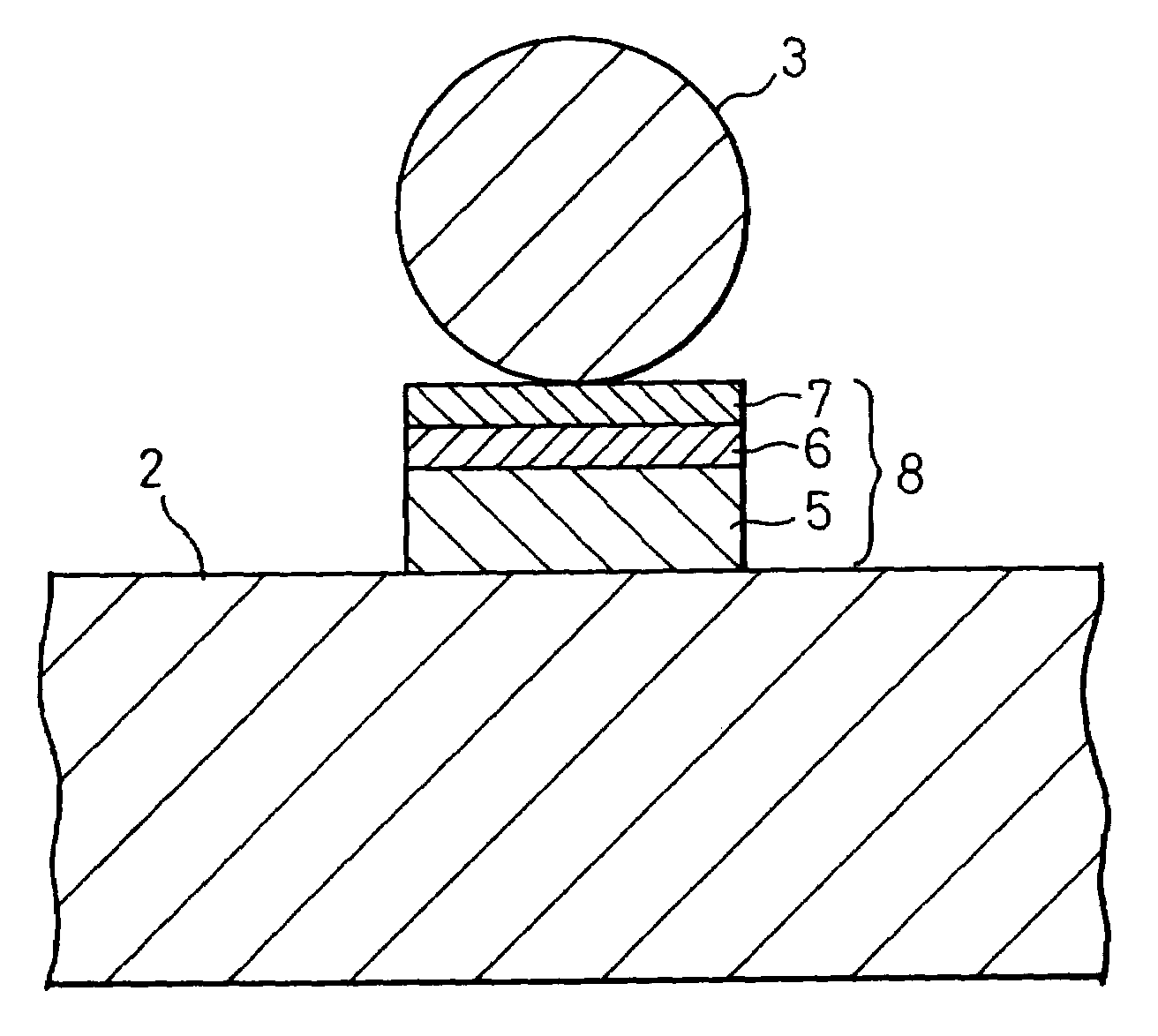 Method for fabricating a semiconductor devices provided with low melting point metal bumps