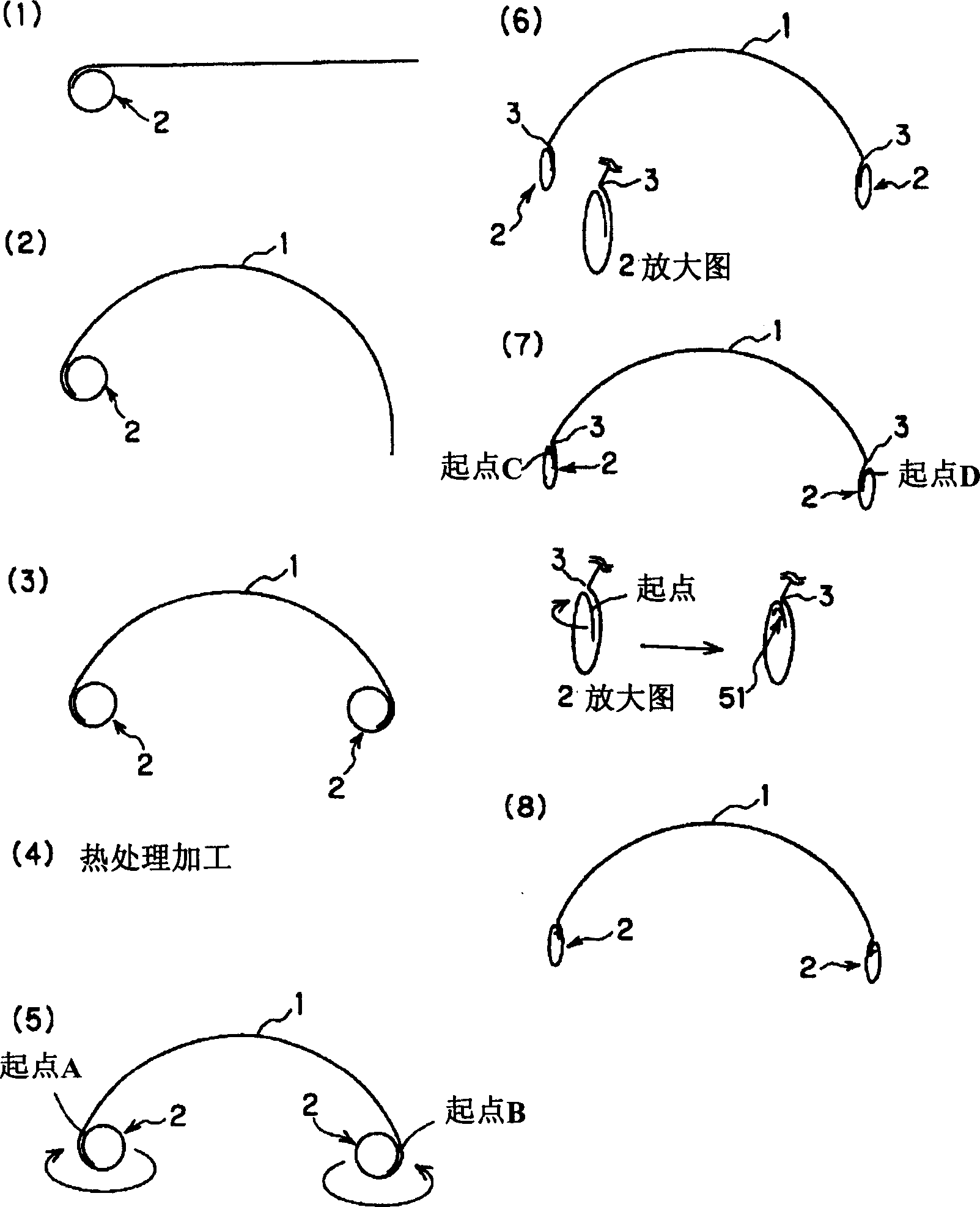 Discharge lamp of the short arc type