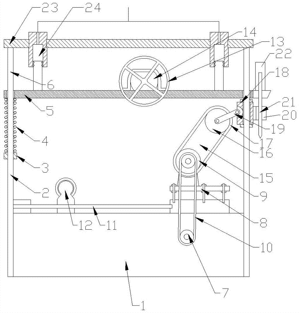 Polishing equipment for bearing frame of pneumatic clamping structure