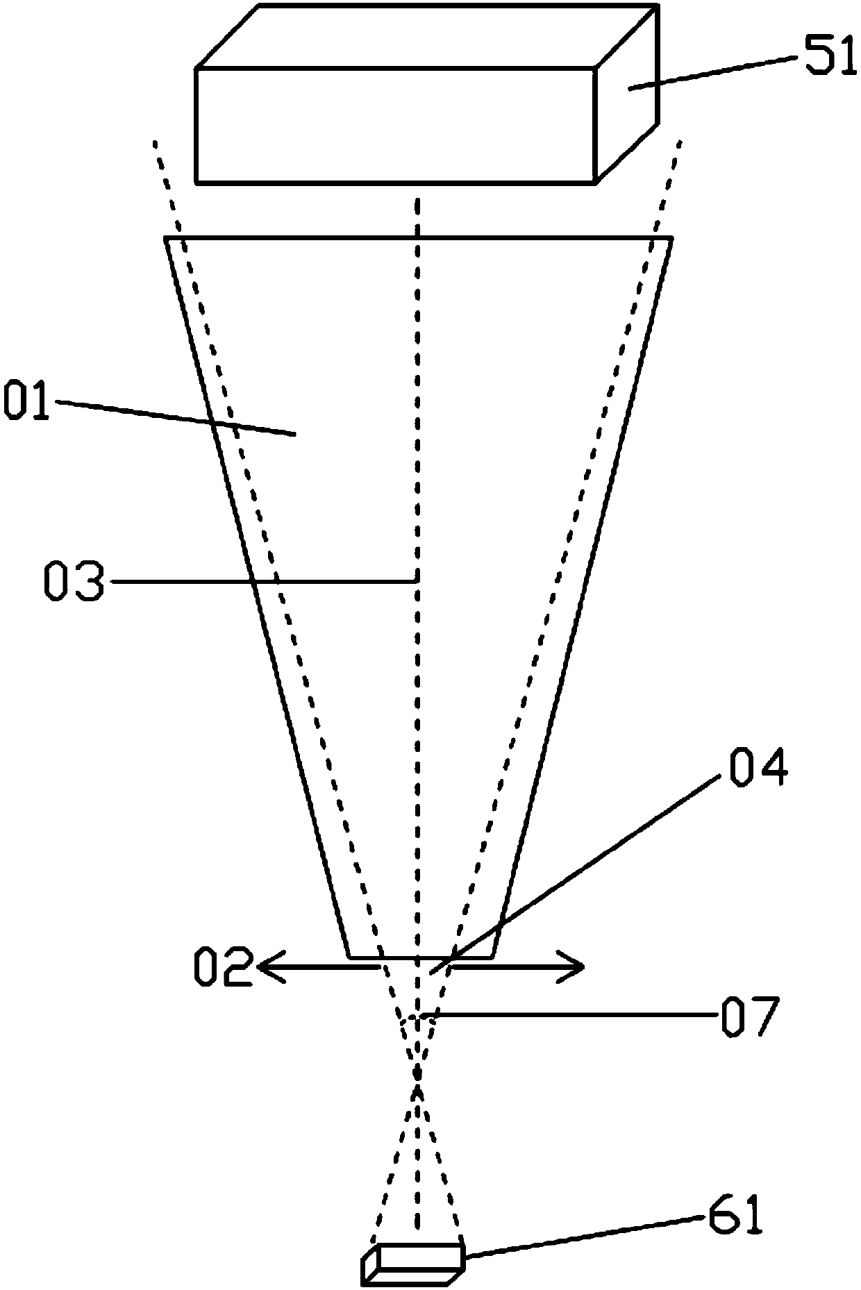 Symmetric type three-dimensional microspur shooting method and shooting device of single lens reflex