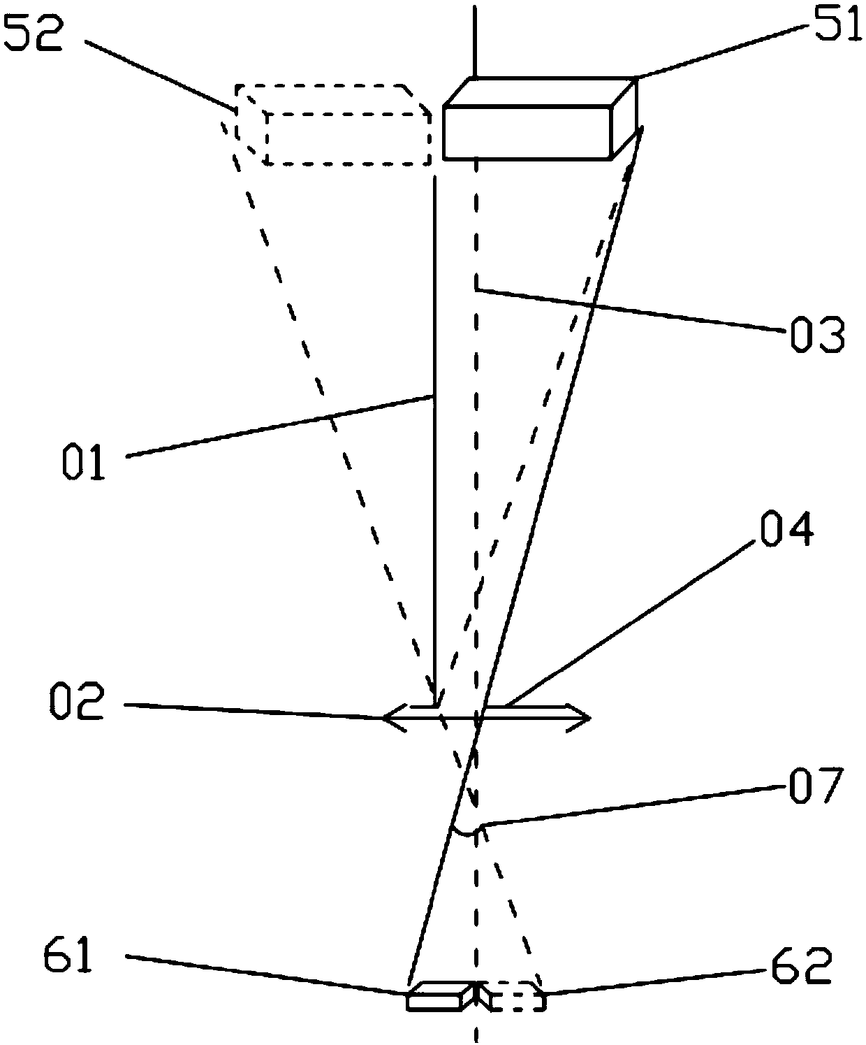 Symmetric type three-dimensional microspur shooting method and shooting device of single lens reflex