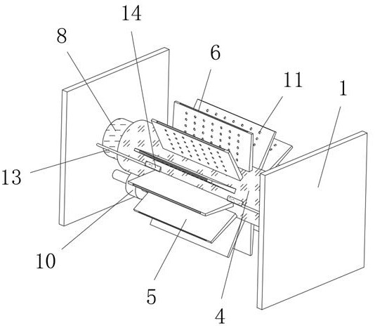 Overturning device and overturning method for fragile slices