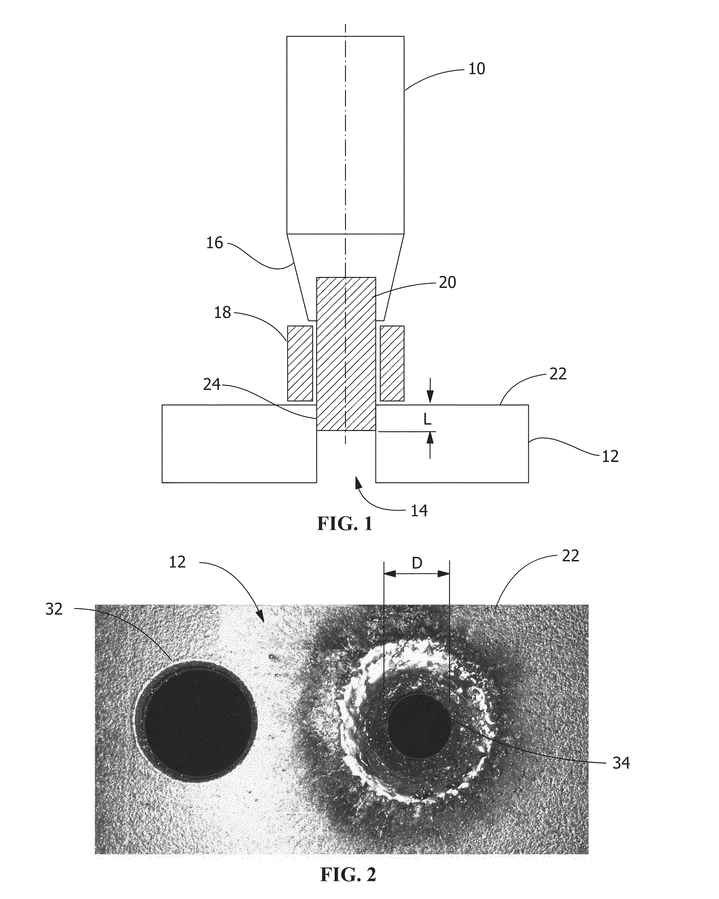 Method and system for reducing oversized holes on turbine components