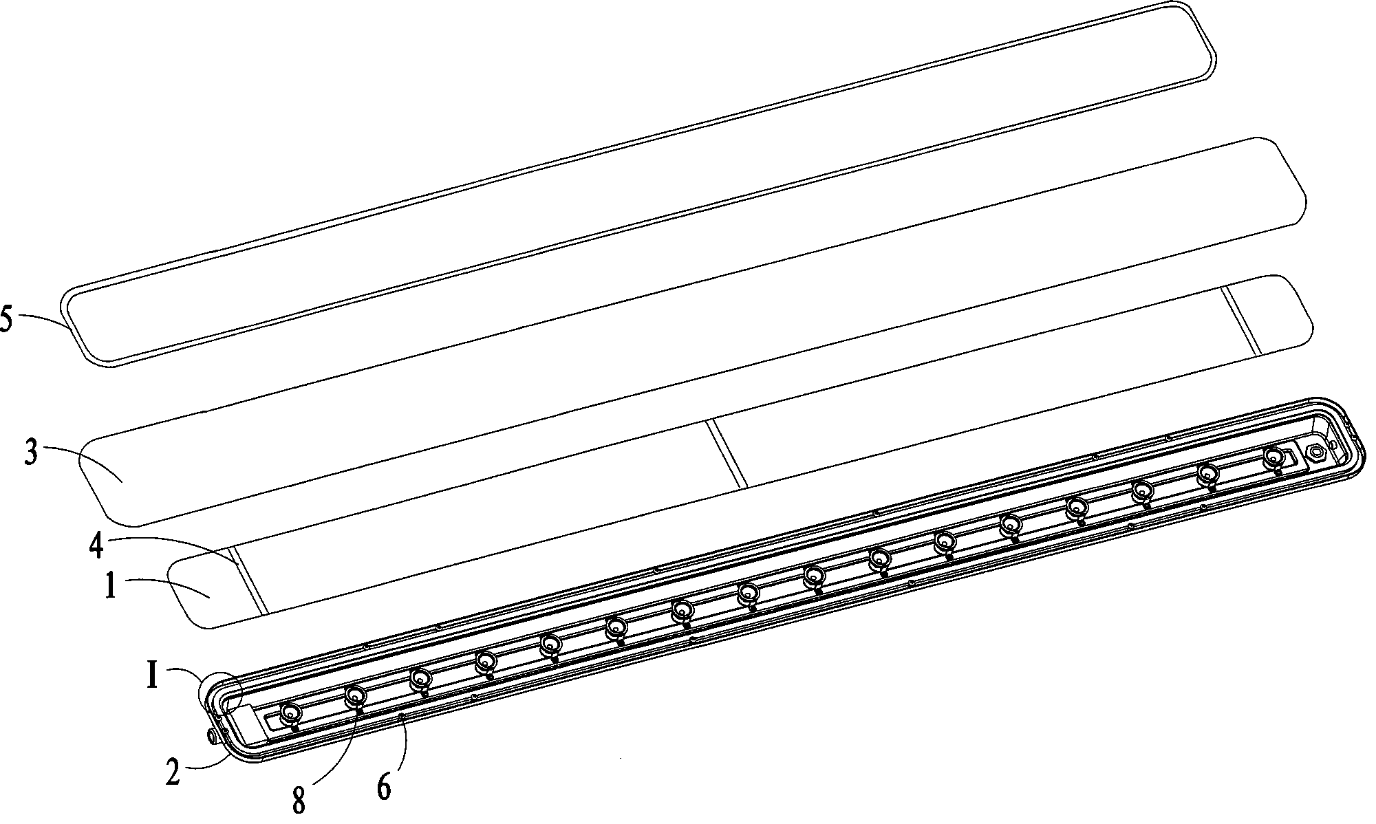 Isolation dustproof lamp