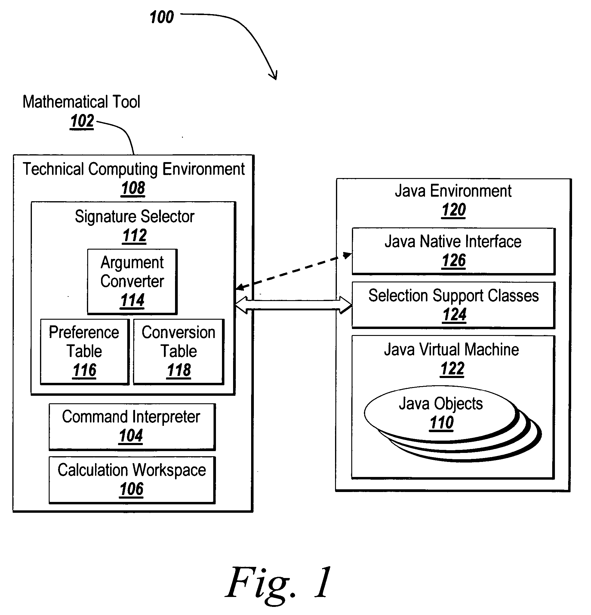 Method and system for accessing externally-defined objects from an array-based mathematical computing environment