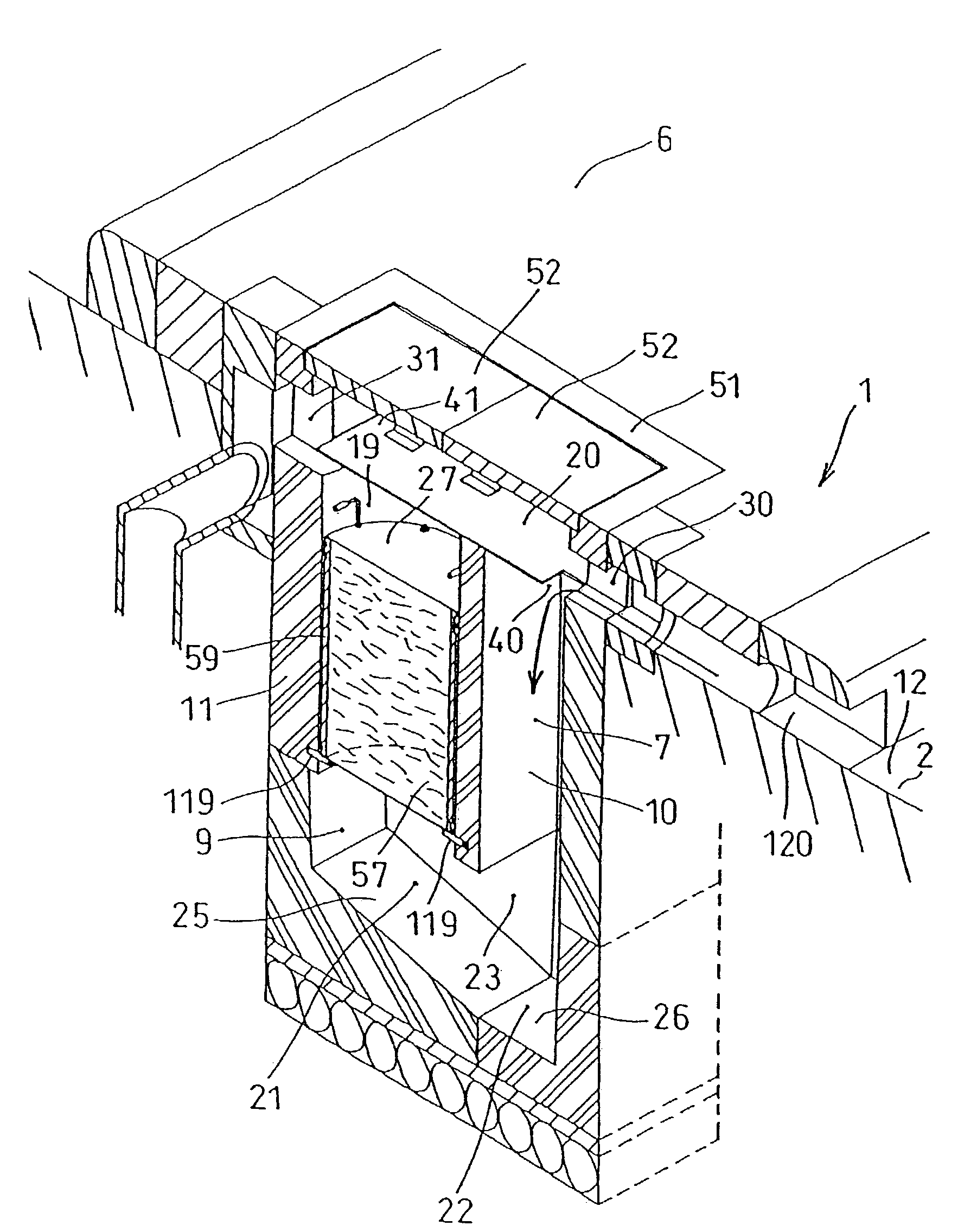 Road surface waste water treatment device and tubular water treatment unit