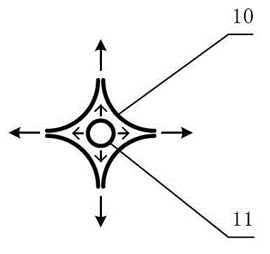 A device for activating flue gas mercury removal agent and its application