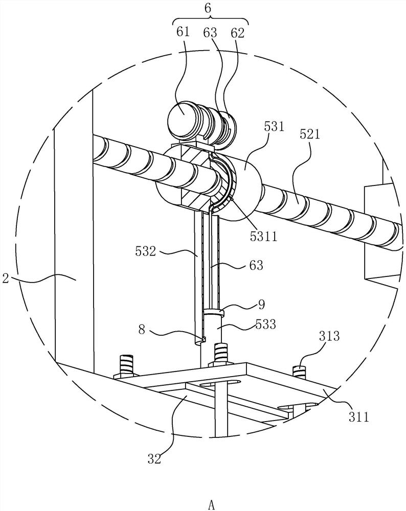 Steel-wood structure ceiling lighting device