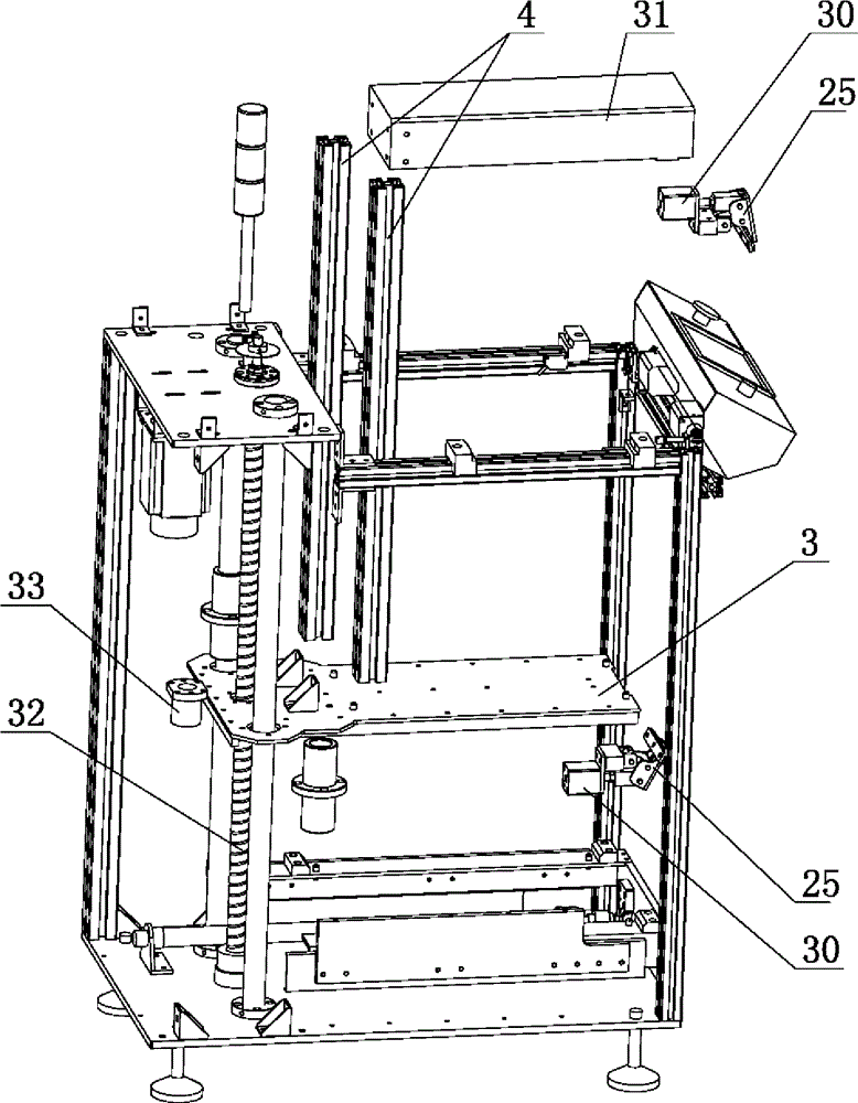 PCB passing mechanism with the function of receiving and releasing the board