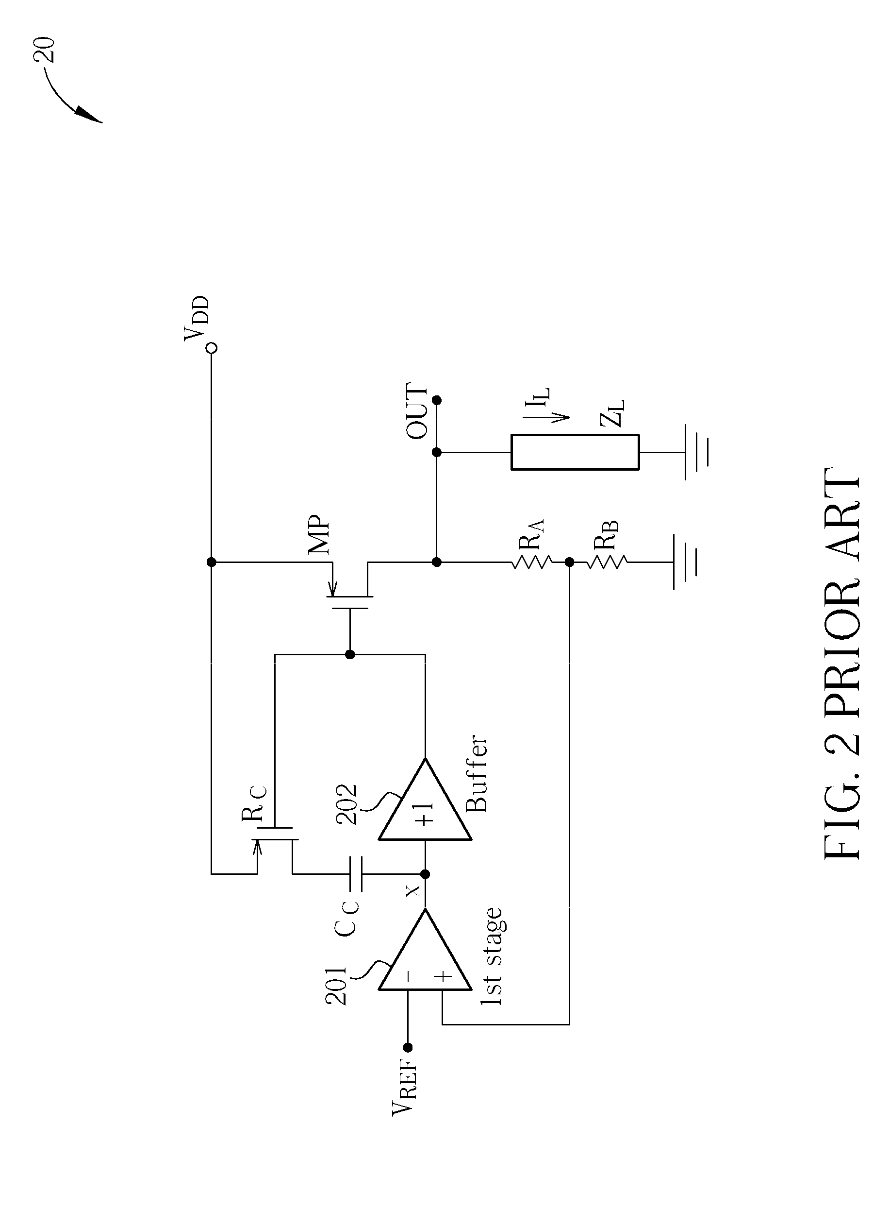 Integrated LDO with variable resistive load