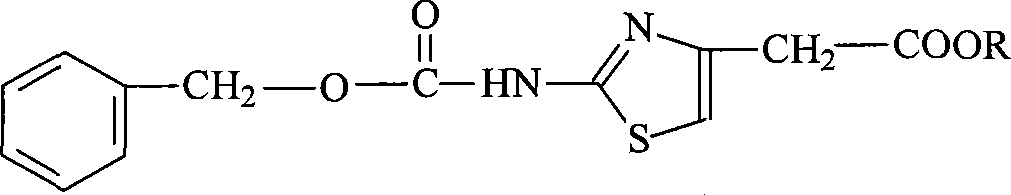 Preparation method of ethyl 2-[[(bezyloxy)carbonyl]amido]-4-thiazolyl acetate