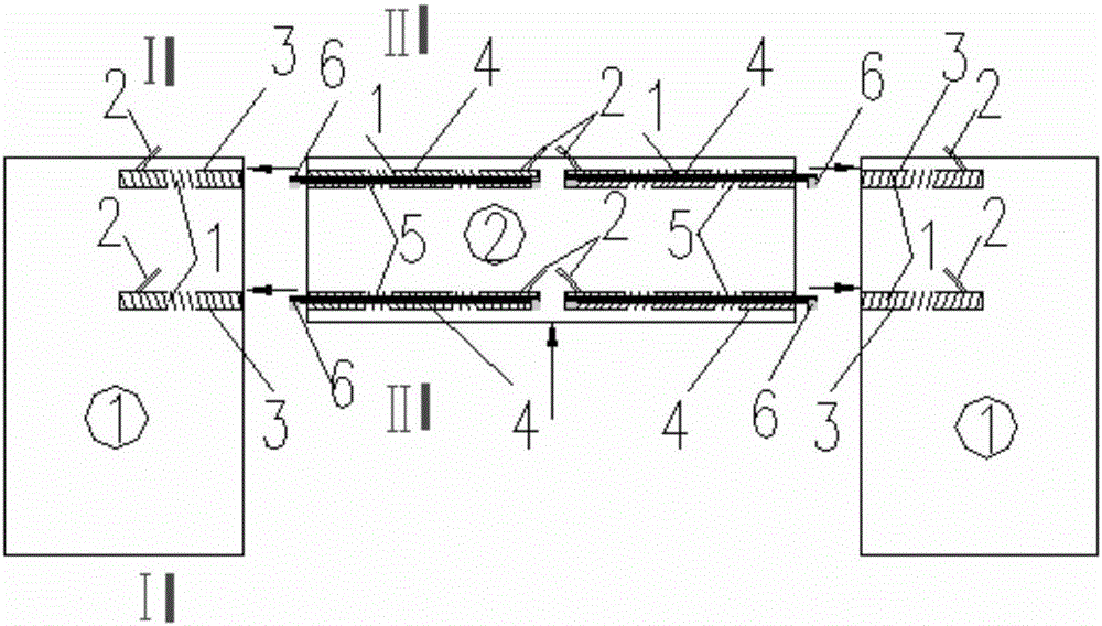 Assembled connection structure and method of shear wall coupling beam of prefabricated concrete frame-shear structure