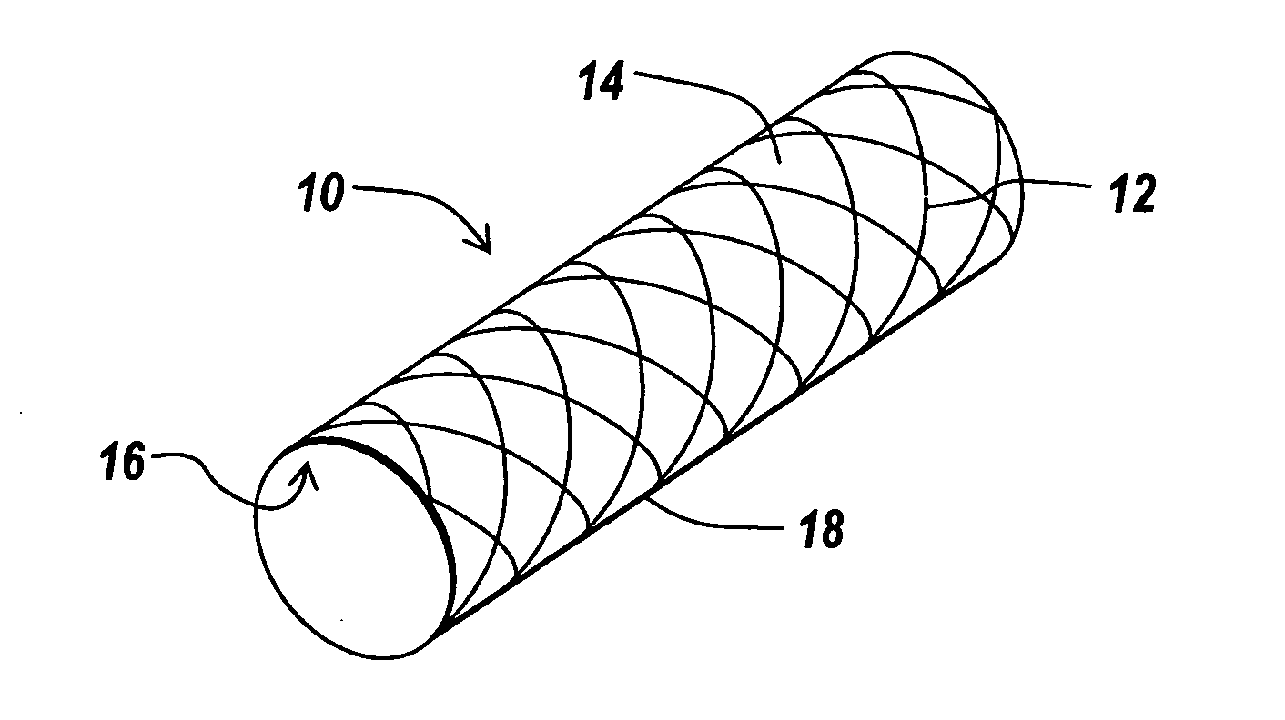 Drug delivery coating for use with a stent