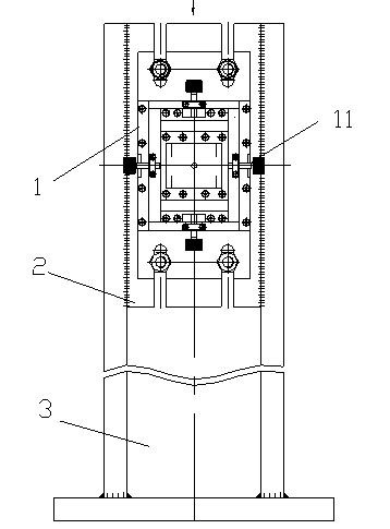 Steel wire drawing and centering device for steam turbine assembly