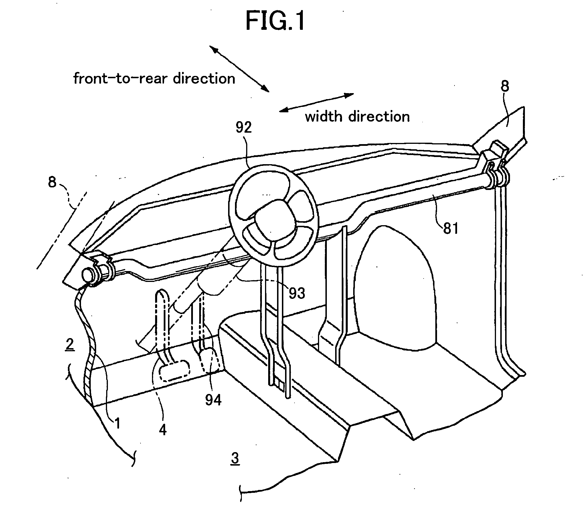 Pedal assembly support structure for vehicle