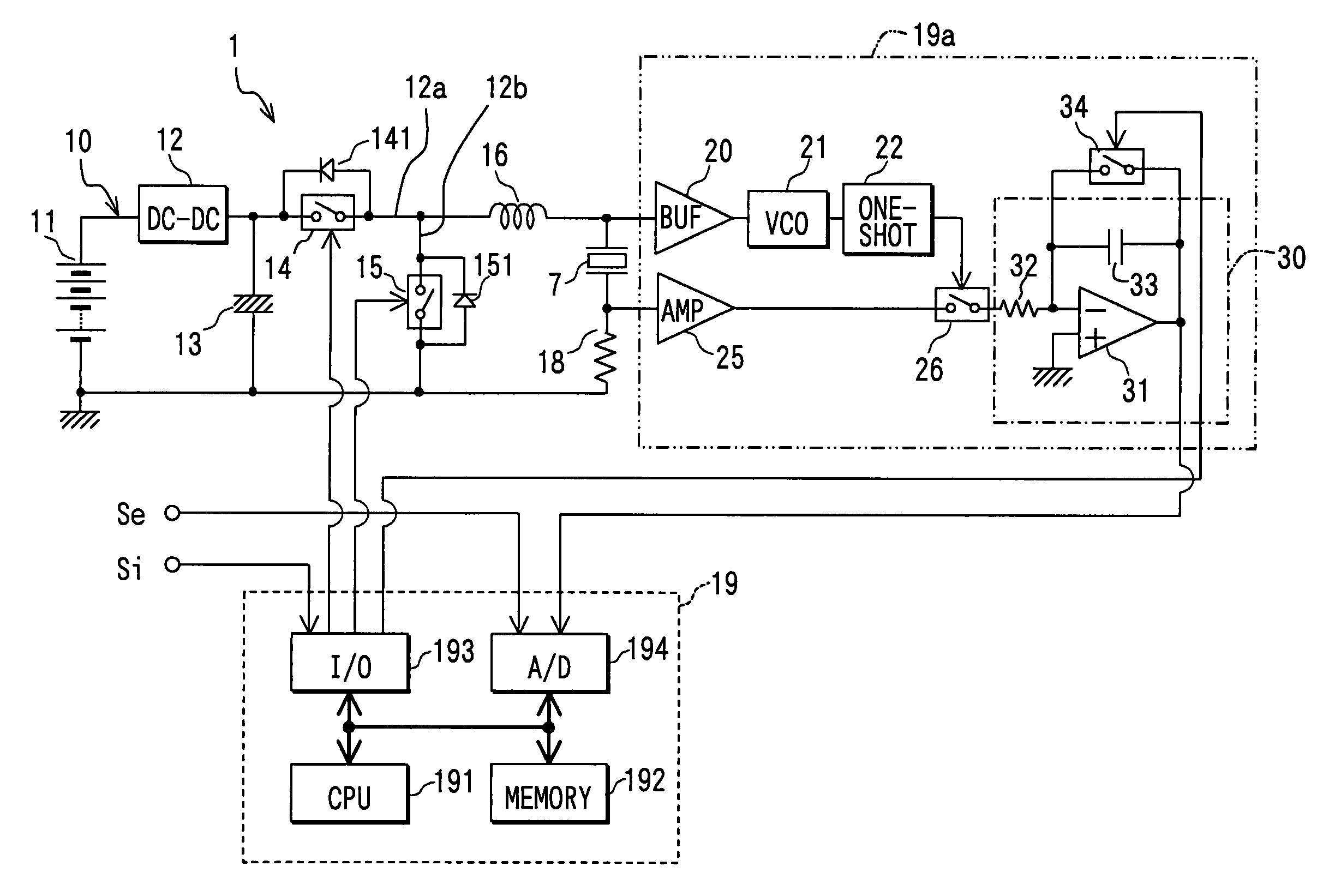 Piezo actuator drive circuit