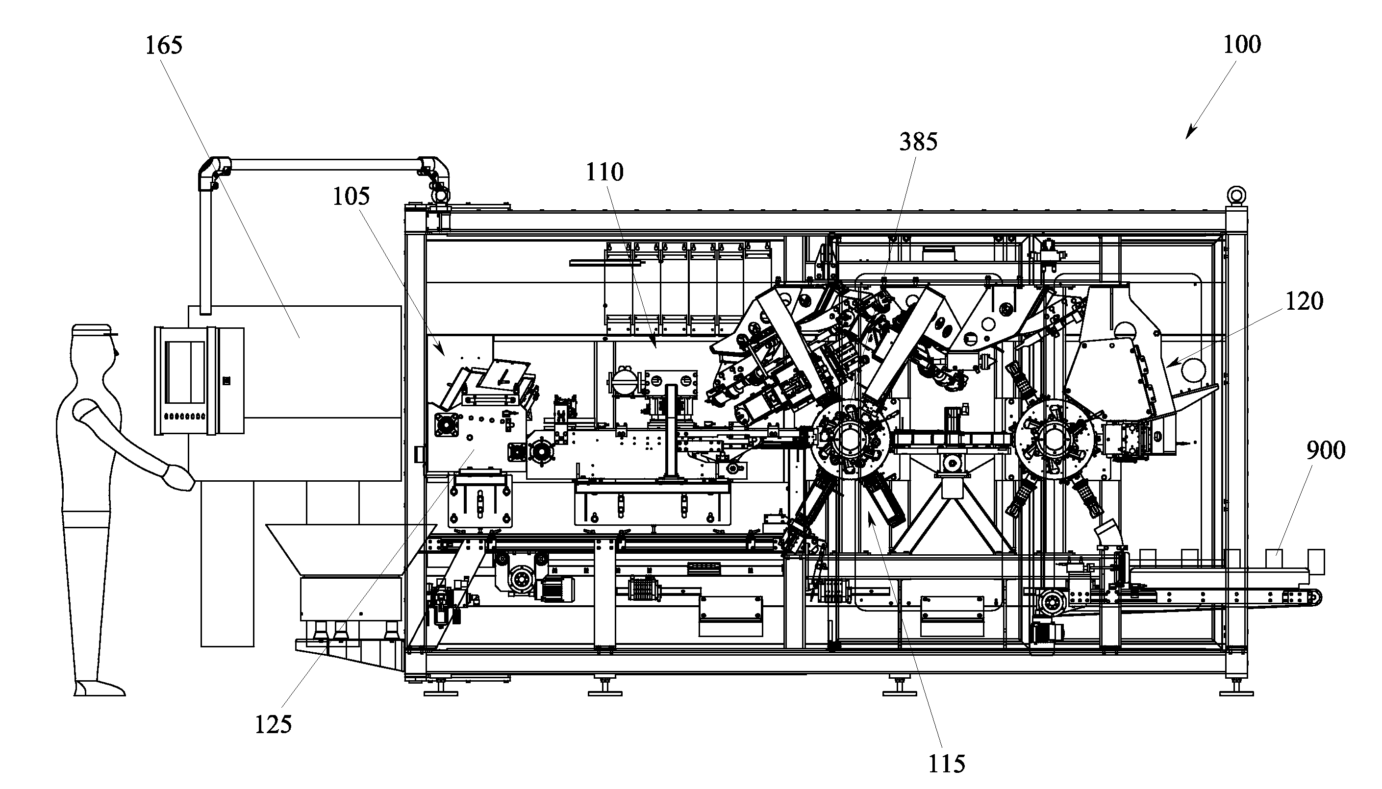 Method and a machine for manufacturing containers