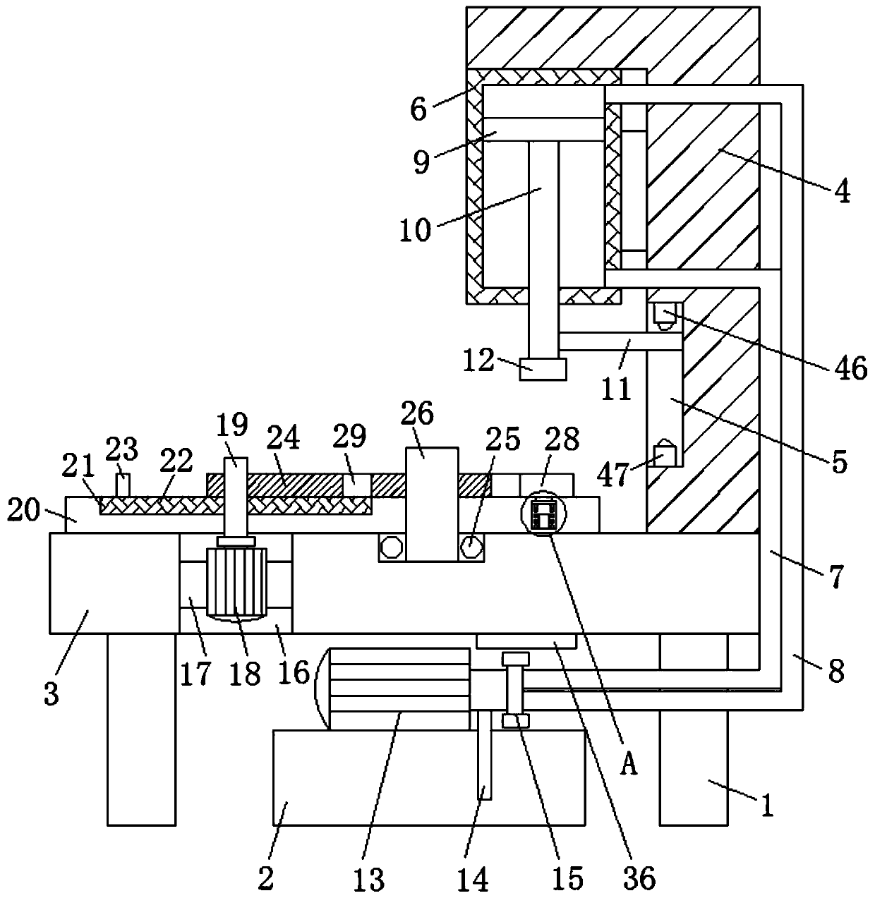 A device for forming and transporting component products