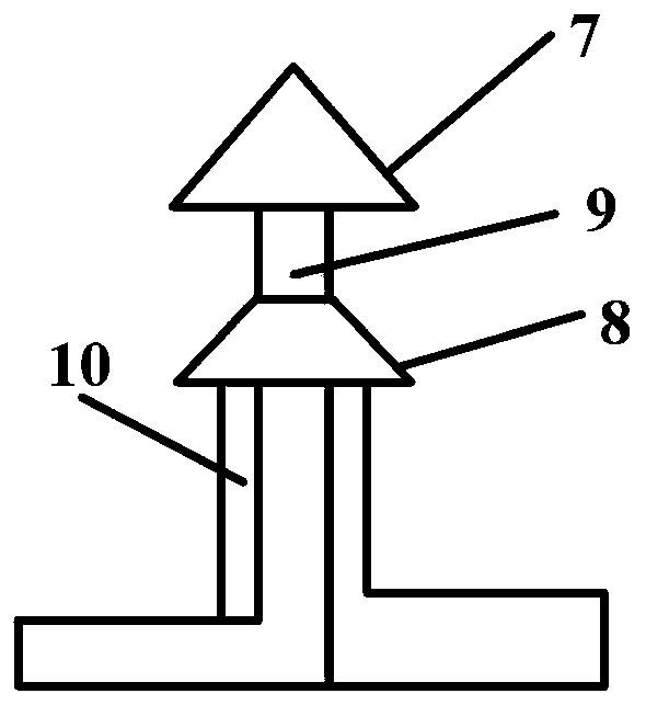 Air distributor system used in gas-solid heat exchange process and gas-solid heat exchange method