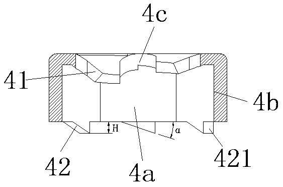 A cavity radio frequency module inductive coupling rod assembly with anti-loosening function