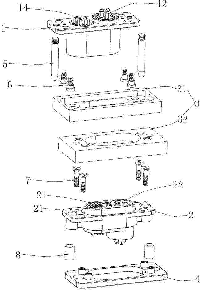 Plug-socket integrated connector with board-to-board butting compatibility function