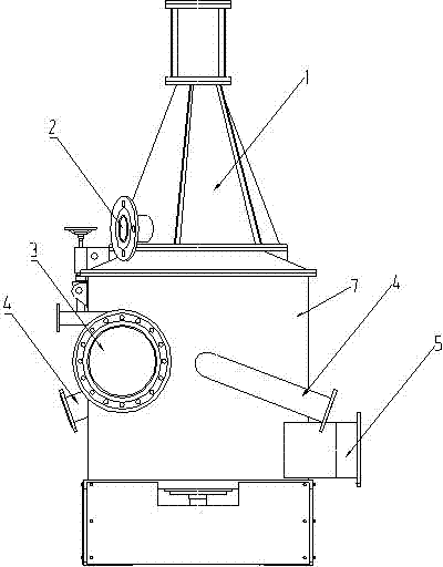 Improved intermittent type pressure pulp screening machine